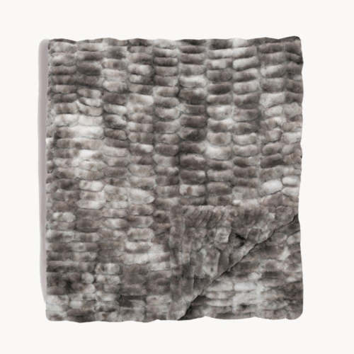 Smoky Skies Gray Blanket | Lola Blankets
