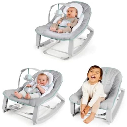 Ingenuity Keep Cozy 3-in-1 Grow with Me Vibrating Baby Bouncer Seat & Infant to Toddler Rocker - Weaver, Newborn and up