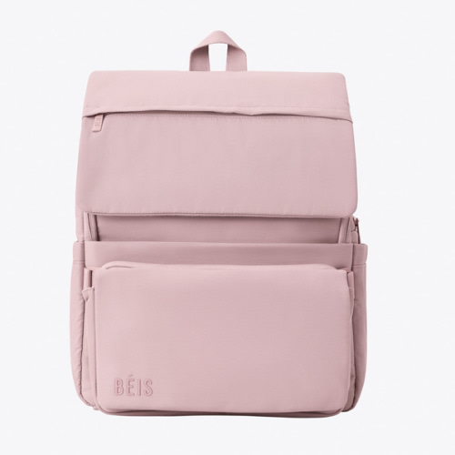BÉIS 'The Ultimate Diaper Backpack' in Atlas Pink - Best Pink Backpack Diaper Bag