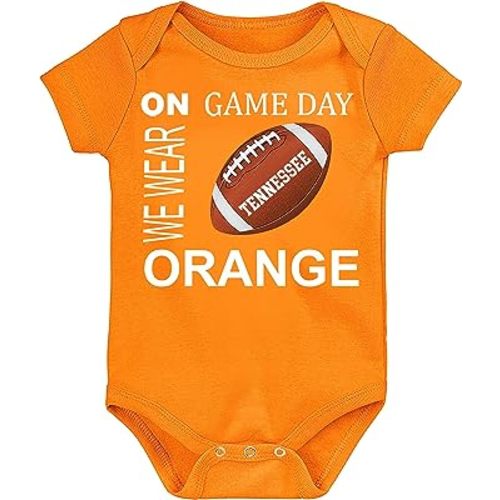 Future Tailgater Tennessee Football On Gameday Baby Bodysuit - Orange