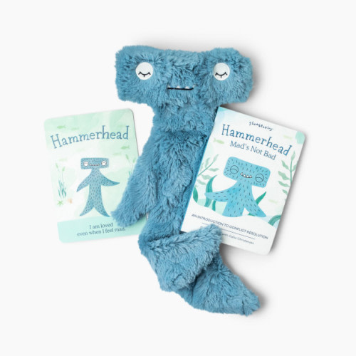 Slumberkins, Inc. Plush Snuggler & Book Bundle - Hammerhead's Conflict Resolution