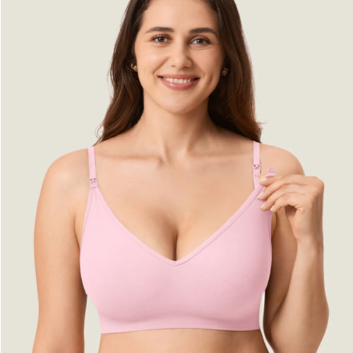 Seamless Soft Knit Nursing Bra
