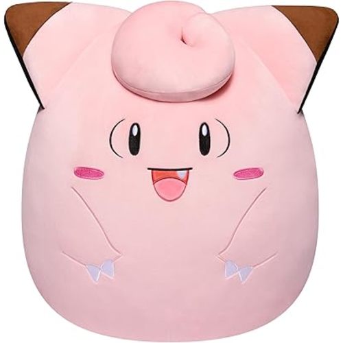 Squishmallows Original 14-Inch Clefairy Pokémon Plush - Large Ultrasoft Official Jazwares Plush