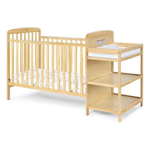 Suite Bebe Ramsey 3-in-1 Convertible Crib and Changer, Nursery Storage