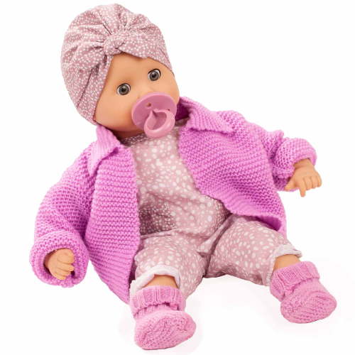 Gotz Muffin Soft Mood Bald Baby Doll with Blue Sleeping Eyes for Ages 18 Months and Up