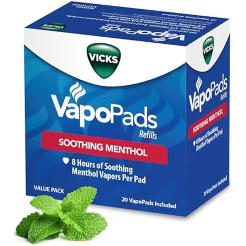 Vicks VapoPads with Original Menthol Formula, 20-Pack, Box Color May Vary