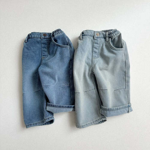 Toddler W25 Darted Denim Pants (10m-4y) - 2 Colors | AT NOON STORE