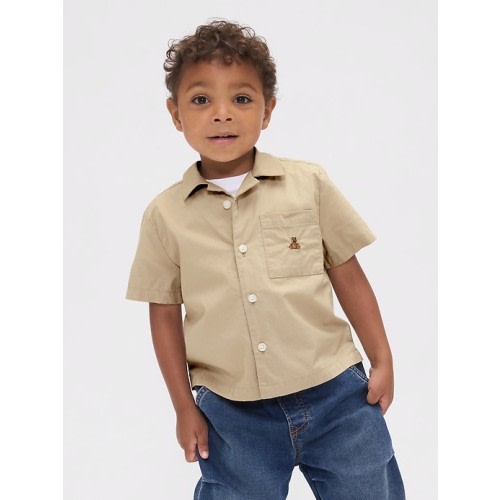 Baby & Toddler Organic Cotton Poplin Cabana Shirt