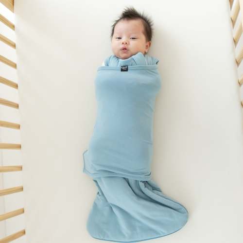 Sleep Bag Swaddler in Dusty Blue 1.0