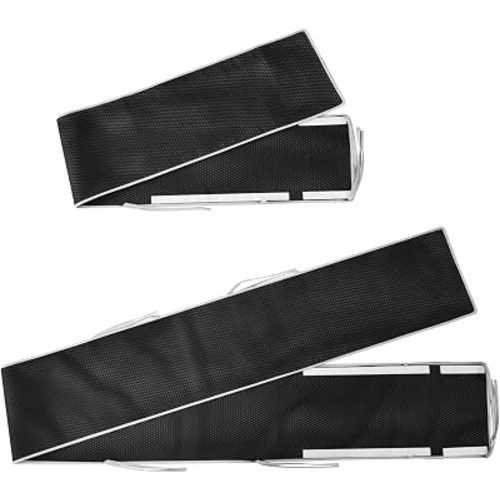 DIY Pure Black Breathable Baby Mesh Crib Liner, Anti-Collision for Full-Size Cribs