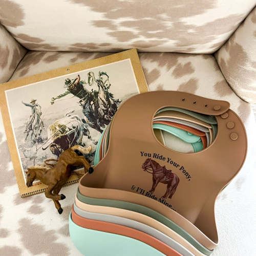 Ride Your Pony Silicone Bib – theFRINGEDpineapple