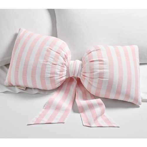 Stripe Bow Pillow