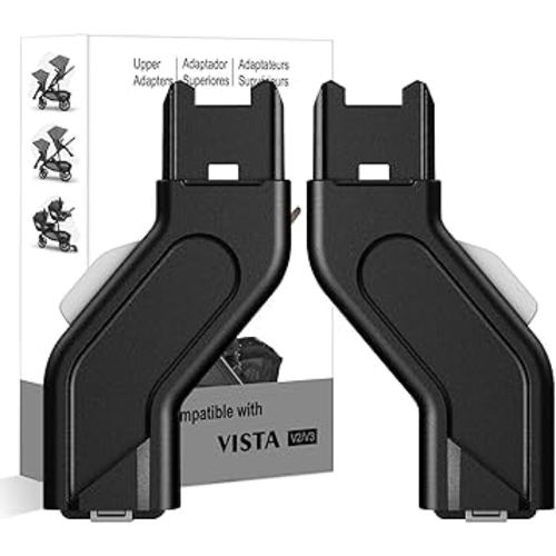 Upper Adapter Accessories Compatible with UPPAbaby Vista, Vista V2, Vista V3 Strollers/Bassinet, Toddler Sea, Infant Car Seats(Aria, Mesa V2, Mesa Max)