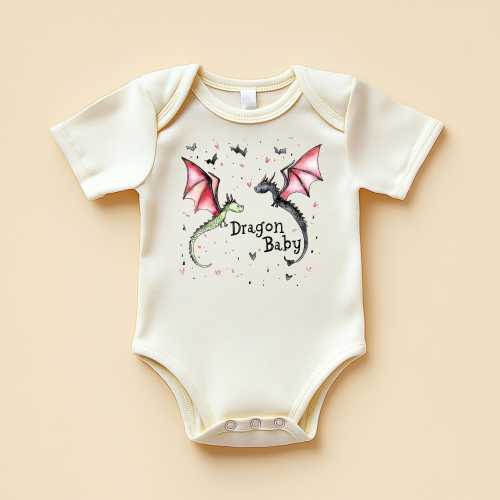 Cutest Dragon of All Baby Bodysuit