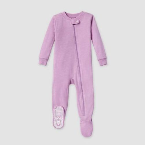 Burt's Bees Baby® Ultra Soft Snug Fit Footed Pajamas, Color: Purple, Size: 18M