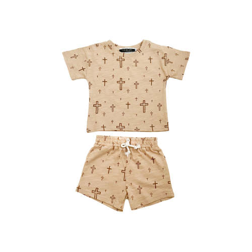 Corinthians Shorts & Tee Set – OUR HOUSE ABOVE