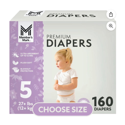 Member's Mark Premium Baby Diapers, Size 5 - Samsclub.com