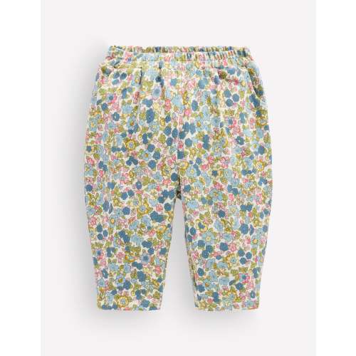 Jersey Pull - on Pants - Blue Ditsy Floral | Boden USA