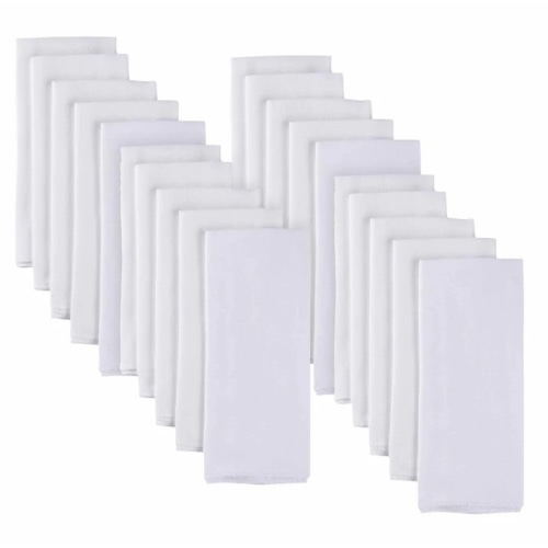 20-pack White Flatfold Birdseye Cloth Diapers – Gerber Childrenswear