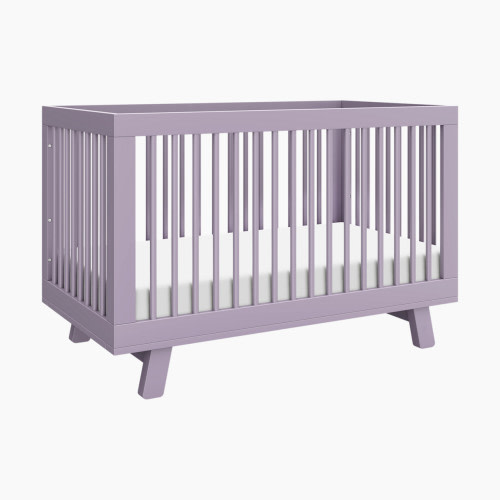 babyletto Hudson 3-in-1 Convertible Crib with Toddler Bed Conversion Kit - Lilac