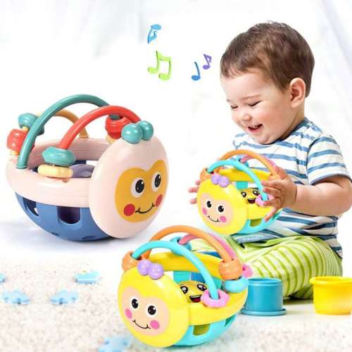 Manhattan Ball Toy For Infants Grasping Toys Rattles And Teethers Baby Toys 6M+Baby's Favorite Gift (Random Accessory Color) | SHEIN USA