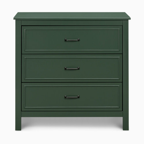 daVinci Charlie 3-Drawer Dresser - Forest Green