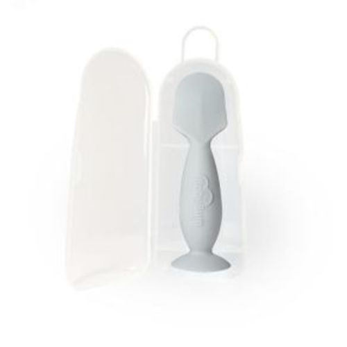 Gray Mini BabyBum Diaper Cream Brush - Soft Silicone Diaper Cream Applicator