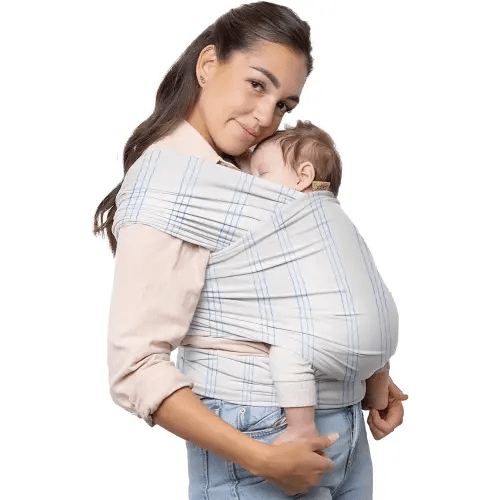 Boba Baby Wrap Carrier Newborn to Toddler - Stretchy Baby Wraps Carrier - Baby Sling - Hands-Free Baby Carrier Sling - Newborn to Toddler 7-35 lbs (Serenity Riviera)