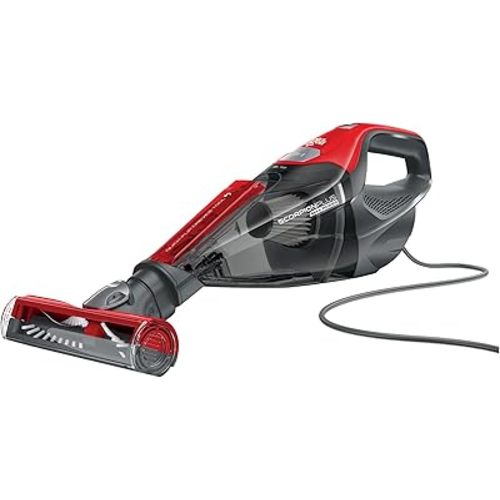 Dirt Devil Scorpion Plus Handheld Vacuum Cleaner, Powerful Suction, Lightweight, Includes Pivoting Stair and Upholstery Tool, Crevice Tool, Corded Portable Vacuum Cleaner