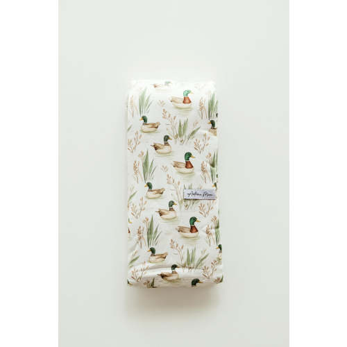 Mallard Duck Bamboo Swaddle Blanket for Baby – Soft & Cozy