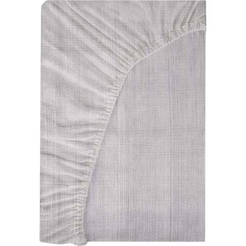 Brush-Stroked Cotton Fitted Crib Sheet, Grey Brush Stroke - Malabar Baby | Maisonette