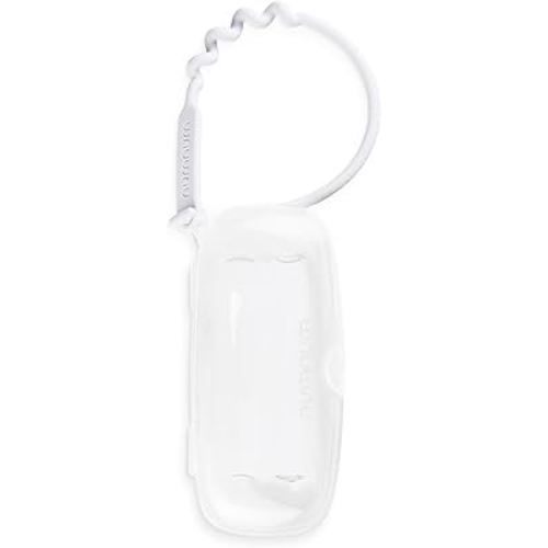 NumNum Pre-Spoon GOOtensils Travel Case with Silicone Tie – Clear (Case Only, Spoons Not Included)