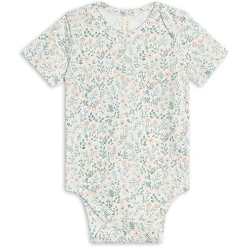 Colored Organics Unisex Newborn Organic Cotton Bodysuit - Short Sleeve Infant One Piece - Baby Boy and Girl Clothing