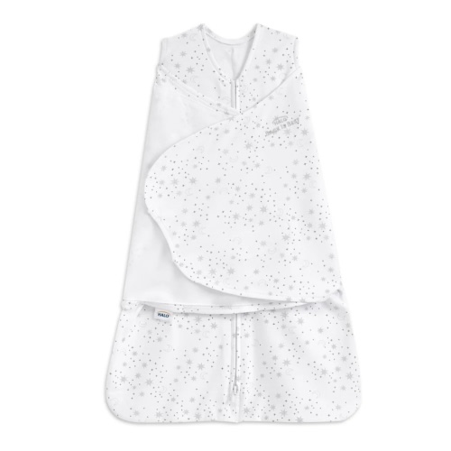 Cotton Swaddle Midnight Moons Gray - Preemie | HALO