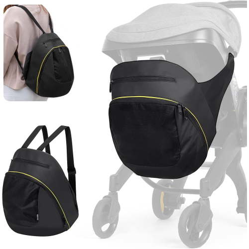 Storage Bag Compatible with Doona Infant Car Seat Stroller, Stroller Accessories, Large Capacity Diaper Bag, Easy Access Zipper Design, Wearable Backpack, Stroller Organizer Bag, All Day Bag