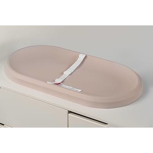 Baby Changing Pad, Waterproof & Non-Slip Changing pad, Cushioned Foam, Wipeable Changing Table pad, Liquids-Free, No Fabric Cover Needed, Less Laundry Loved by Green Moms (Cream)