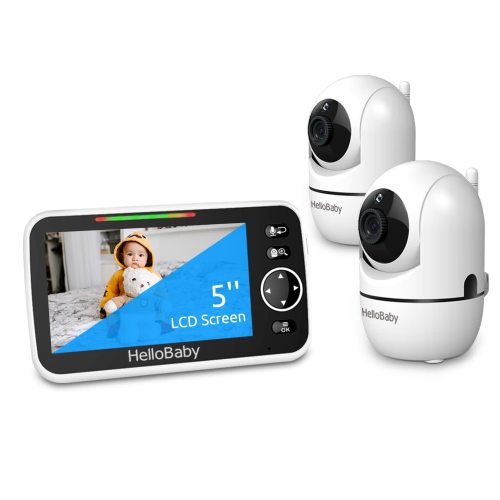 HelloBaby HB6550-2 Baby Monitor with two cameras