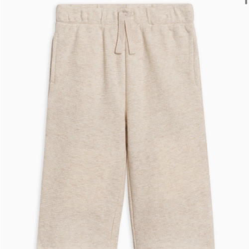 Clove Waffle Knit Straight Leg Pants