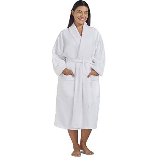 Amazon.com: Women's Microfiber Robe by BOCA, Luxury Hotel Bathrobe, Generous Sizing | Full length microfiber resort & spa bath robes for women, soft and comfortable