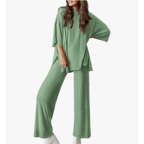 PRETTYGARDEN Two Piece Sets For Women Summer Fashion Lounge Matching Set 2025 Travel Vacation Airport Outfits Clothing