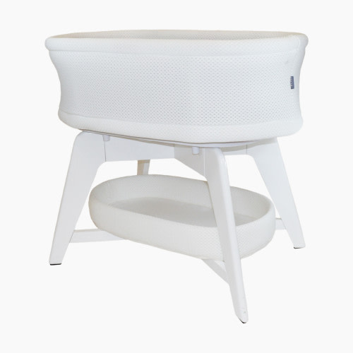 TruBliss EVI Smart Bassinet - White On White