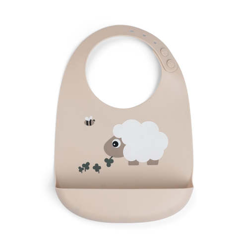 Done by Deer Silicone Bib Sheepy - Sand