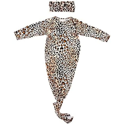 Three Little Tots Newborn Baby Knotted Tie Gown - Infant