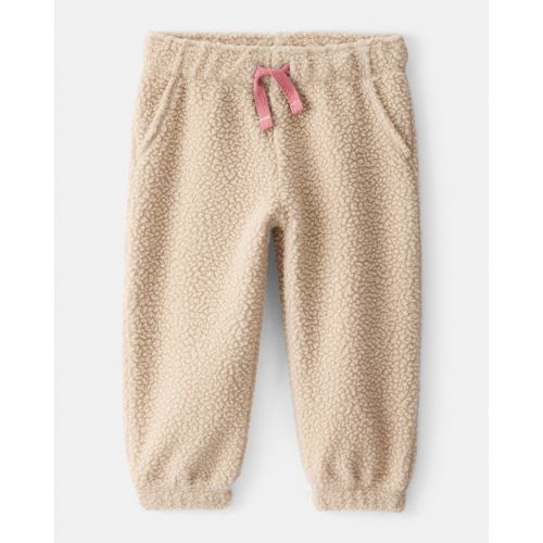 Baby Girl Cozy Jogger Pants - Brown - OshKosh B'gosh | Carter's