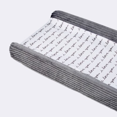 Changing Pad Cover I Love You - Cloud Island™ Gray/White