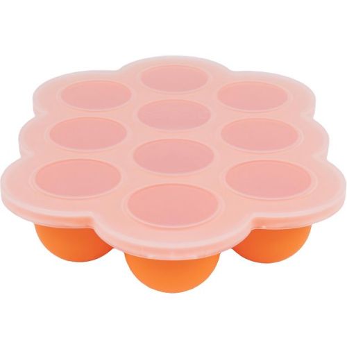 WeeSprout Silicone Freezer Tray w/ Clip on Lid Perfect Food Storage Container for Homemade Baby Food