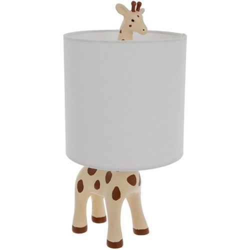 Hobby Lobby Giraffe Shaped Lamp, White Shade, 17" H x 8" W