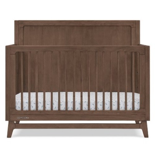 Delta Children Spencer 6-in-1 Convertible Crib, Color: Teak Brown