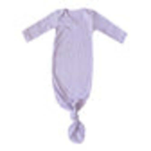 Copper Pearl Rib Knit Newborn Knotted Gown | The Baby Cubby