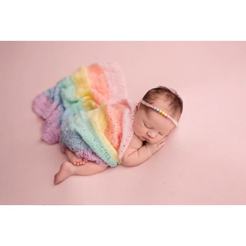 Rainbow Wrap Newborn Photos / Newborn Wrap Rainbow Baby / Rainbow Baby Photo Prop / Rainbow Baby Newborn Prop / Rainbow Baby Wrap / Swaddle